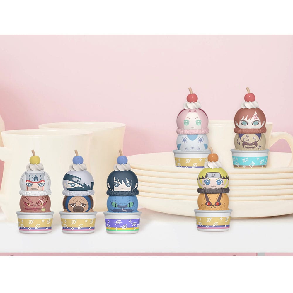 Naruto Shippuden Tsumichen Stack up &amp; Change Trading Figure Confezione da 6 8 cm (con regalo)