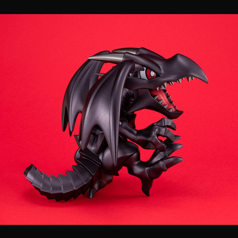 Yu-Gi-Oh! Statua in PVC Duel Monsters Megatoon Drago Nero Occhi Rossi 13 cm
