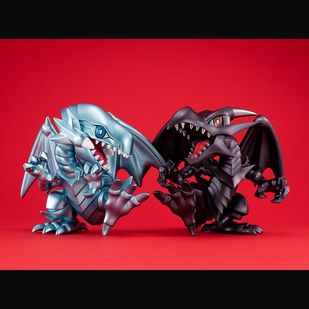 Yu-Gi-Oh! Statua in PVC Duel Monsters Megatoon Drago Nero Occhi Rossi 13 cm