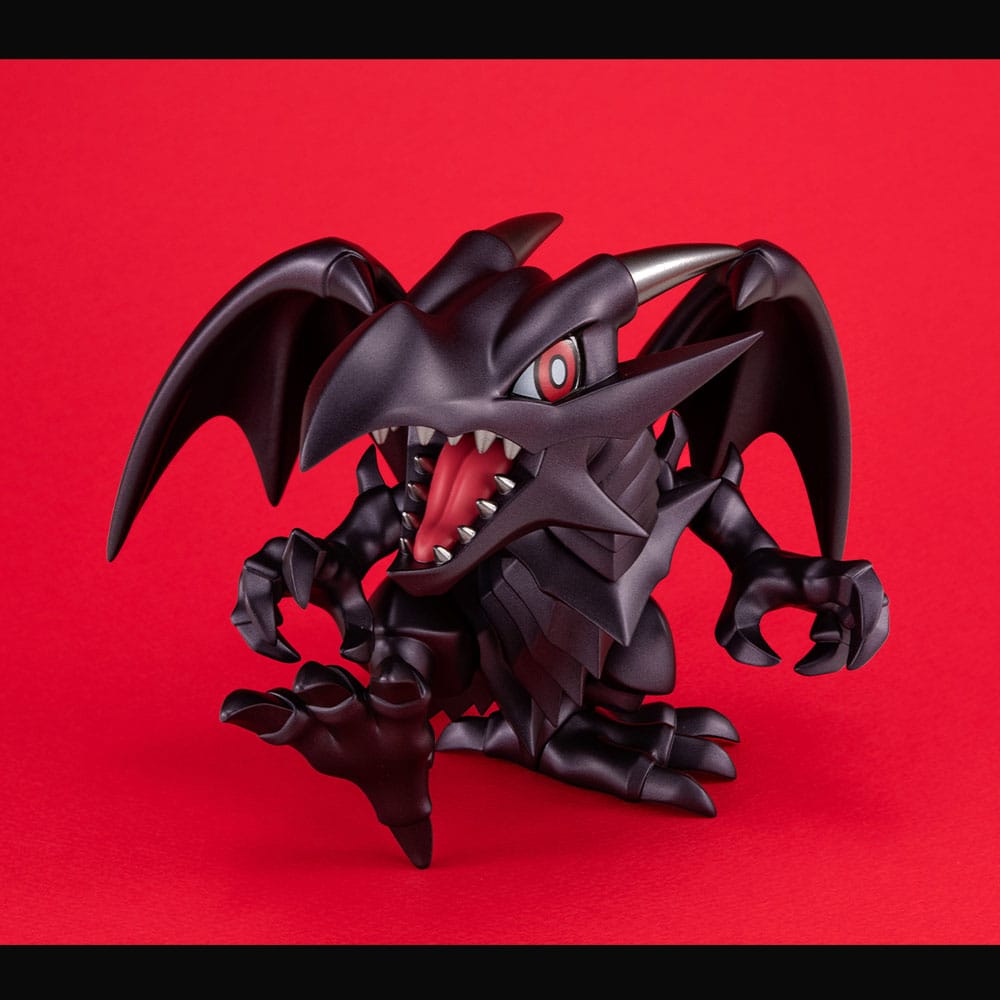 Yu-Gi-Oh! Statua in PVC Duel Monsters Megatoon Drago Nero Occhi Rossi 13 cm