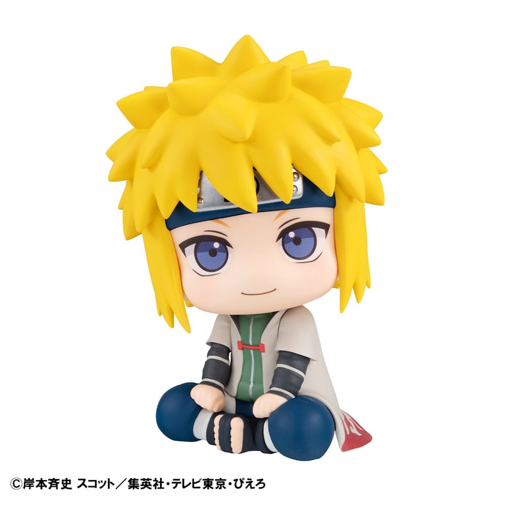 Naruto Shippuden Look Up PVC Statue Naruto Uzumaki Six Paths Sage Mode &amp; Minato Namikaze 11 cm (with gift)