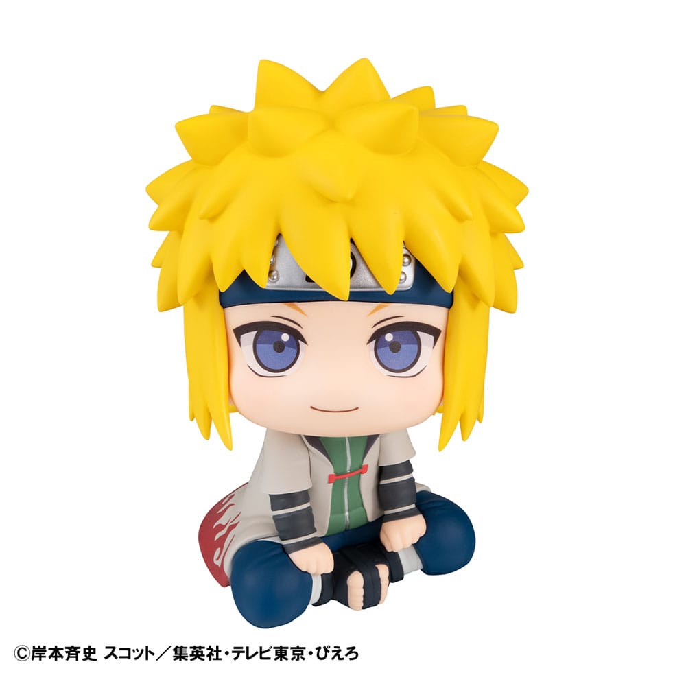 Naruto Shippuden Look Up PVC Statue Naruto Uzumaki Six Paths Sage Mode &amp; Minato Namikaze 11 cm (with gift)