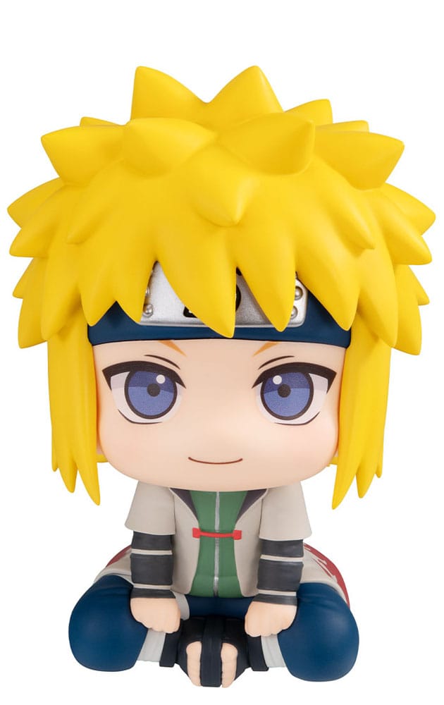 Naruto Shippuden Look Up PVC Statue Naruto Uzumaki Six Paths Sage Mode &amp; Minato Namikaze 11 cm (with gift)