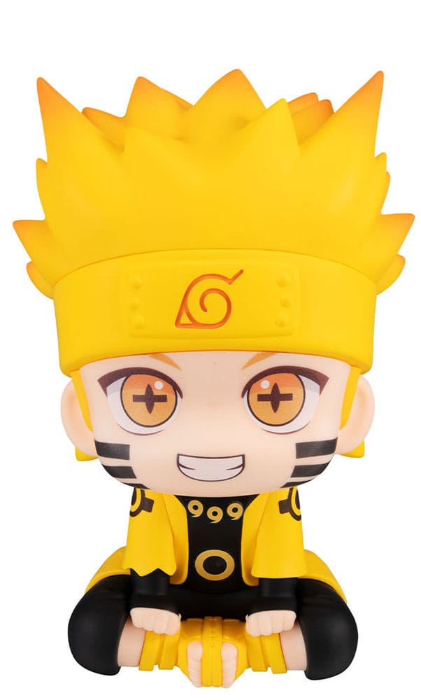Naruto Shippuden Look Up PVC Statue Naruto Uzumaki Six Paths Sage Mode &amp; Minato Namikaze 11 cm (with gift)