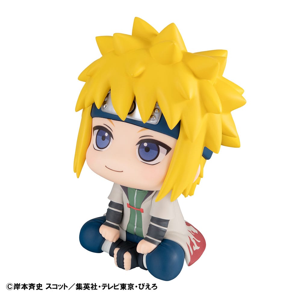 Naruto Shippuden Look Up PVC Statue Naruto Uzumaki Six Paths Sage Mode &amp; Minato Namikaze 11 cm (with gift)