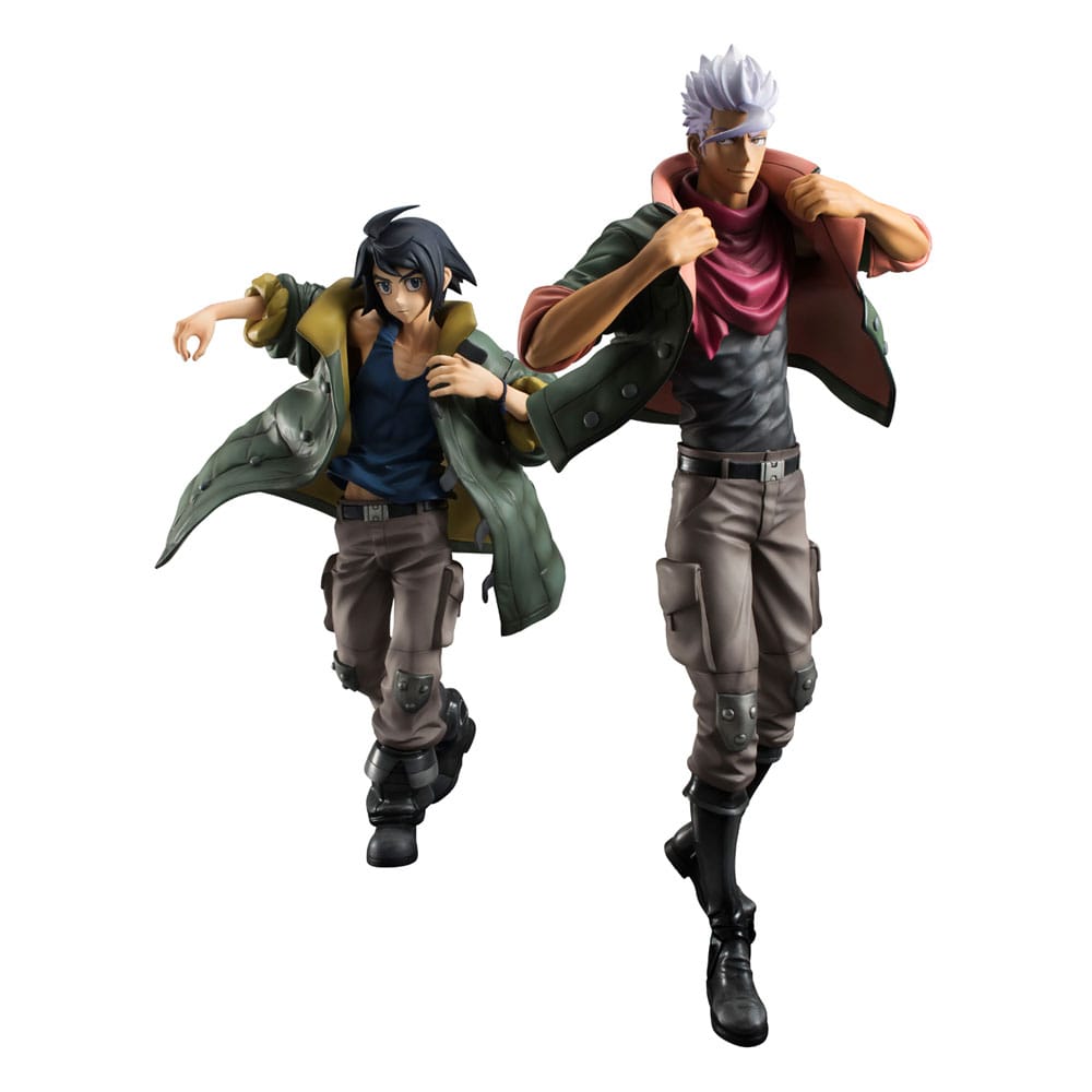 Mobile Suit Gundam Iron-Blood Orphans GEM Series PVC Statue Mikazuki Augus &amp; Orga Itsuka 26 cm