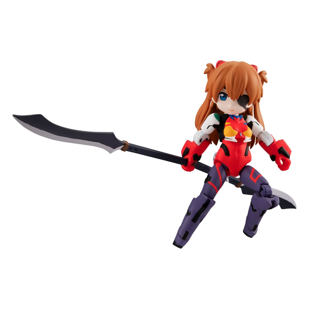 Evangelion Desktop Army Figures Shikinami Asuka Langley &amp; Evangelion 2 8 - 15 cm