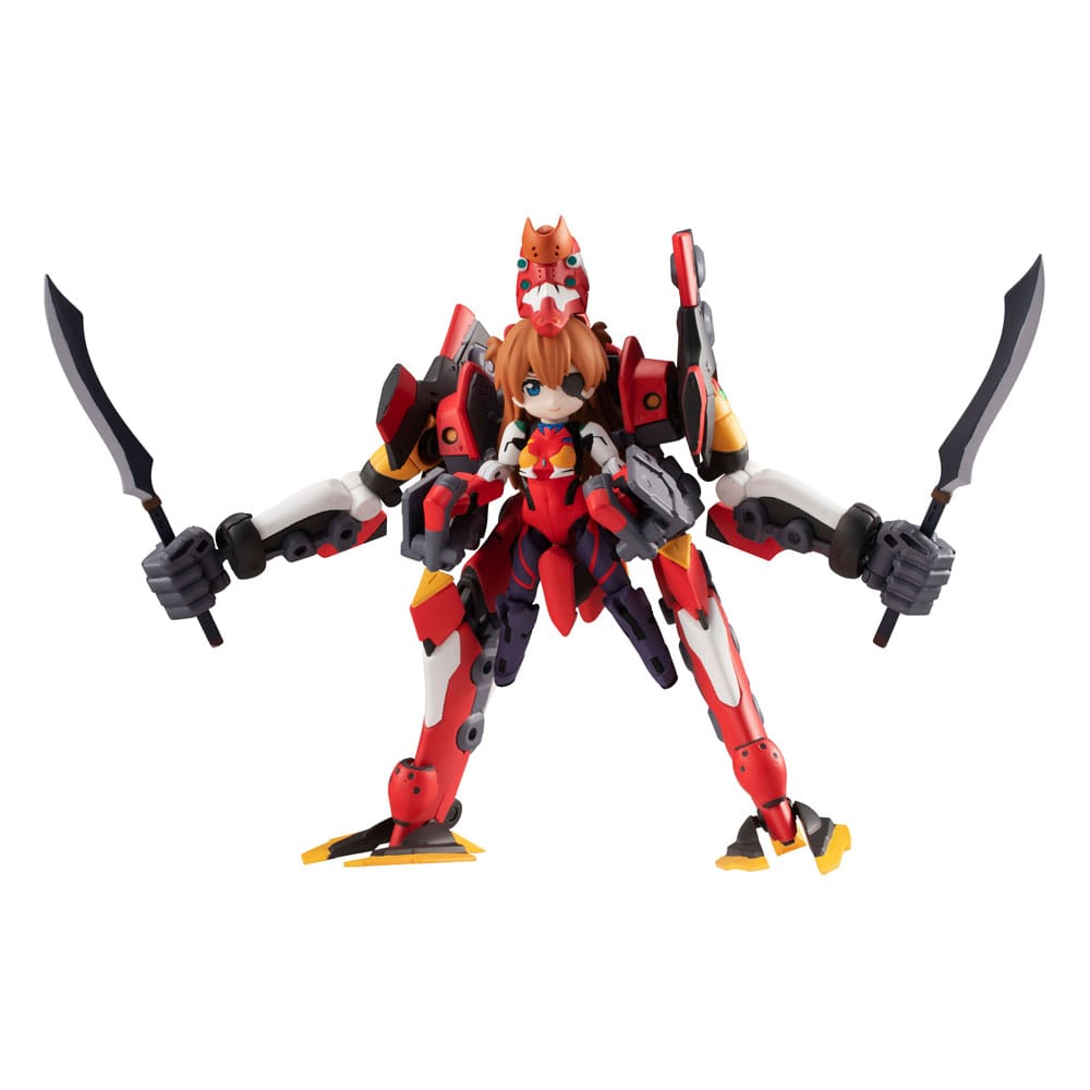 Evangelion Desktop Army Figures Shikinami Asuka Langley &amp; Evangelion 2 8 - 15 cm