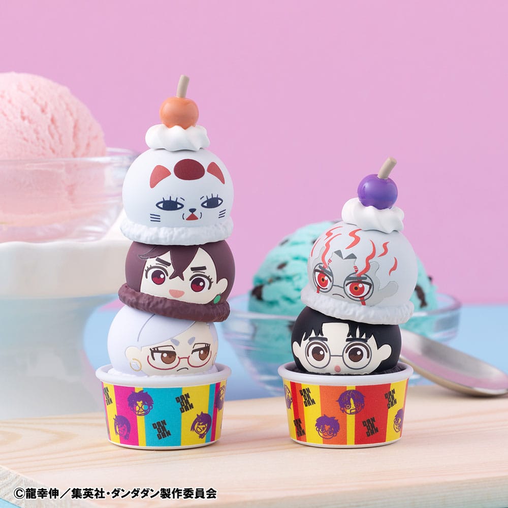 Dandadan Tsumichen Stack up & Change Trading Figure 6-Pack 8 cm (with gift)