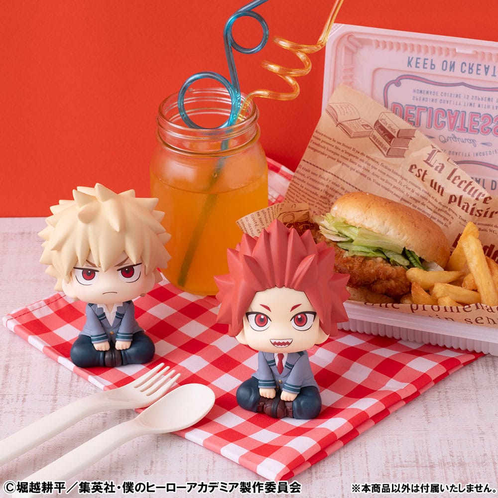 My Hero Academia Look Up PVC Statue Set Eijiro Kirishima & Shoto Aizawa (with gift) 11 cm