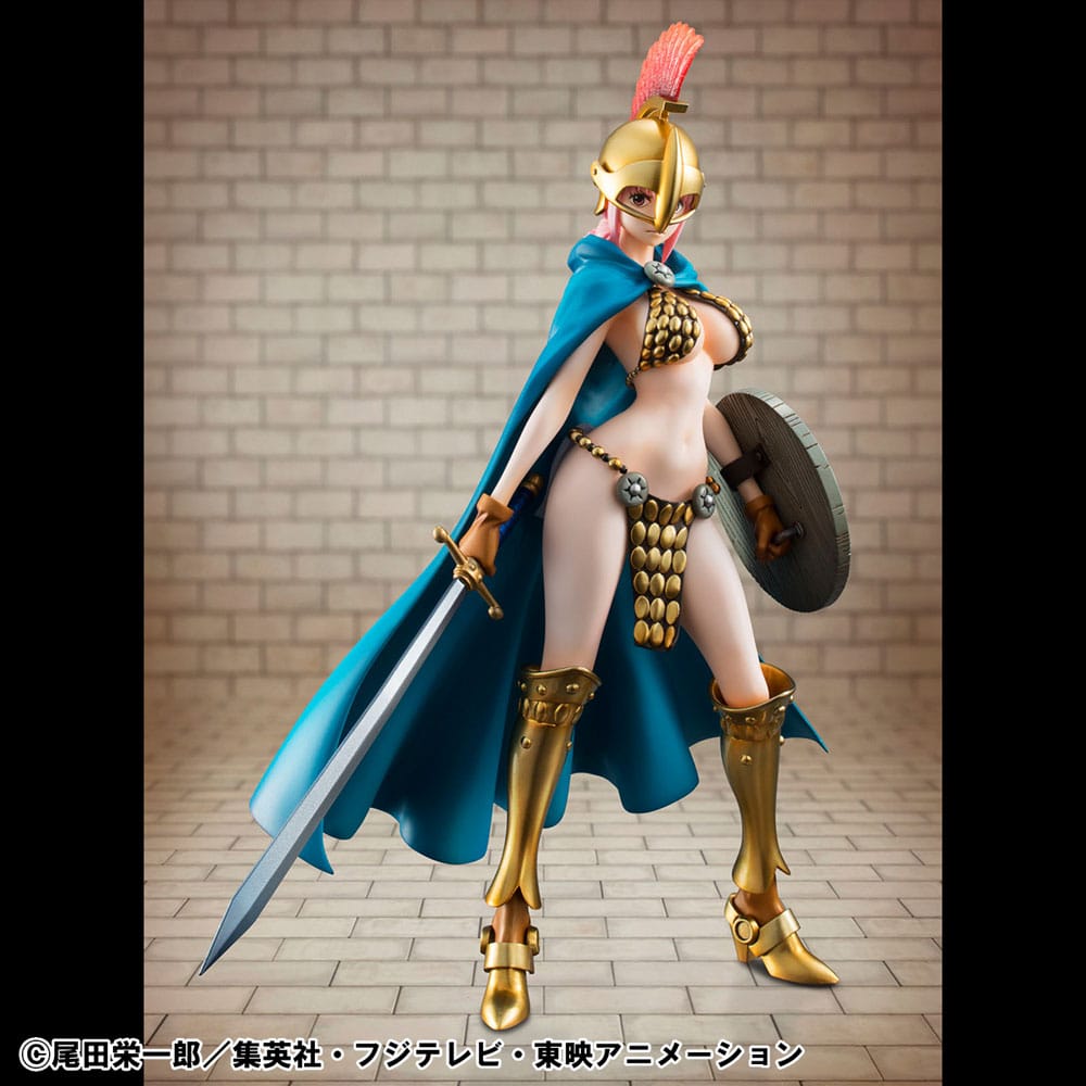 One Piece POP PVC Statue Gladiator Rebecca Sailing Again Super Limited Reprint Ver. 22 cm