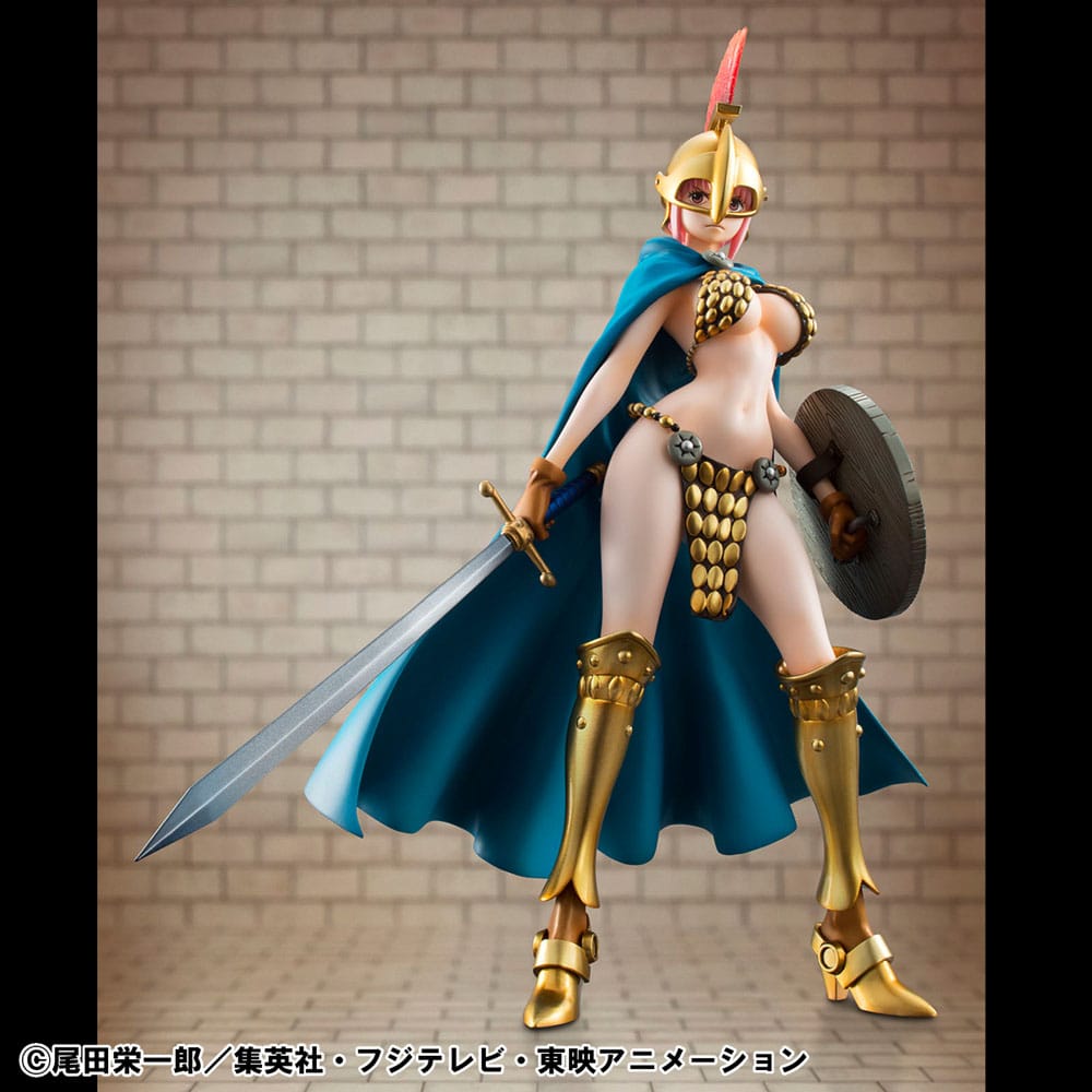 One Piece POP PVC Statue Gladiator Rebecca Sailing Again Super Limited Reprint Ver. 22 cm