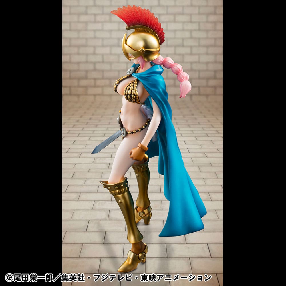 One Piece POP PVC Statue Gladiator Rebecca Sailing Again Super Limited Reprint Ver. 22 cm