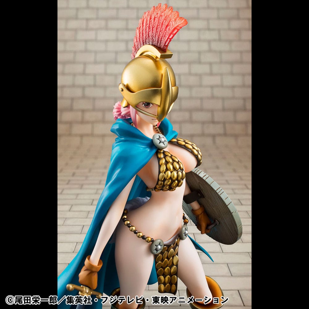 One Piece POP PVC Statue Gladiator Rebecca Sailing Again Super Limited Reprint Ver. 22 cm