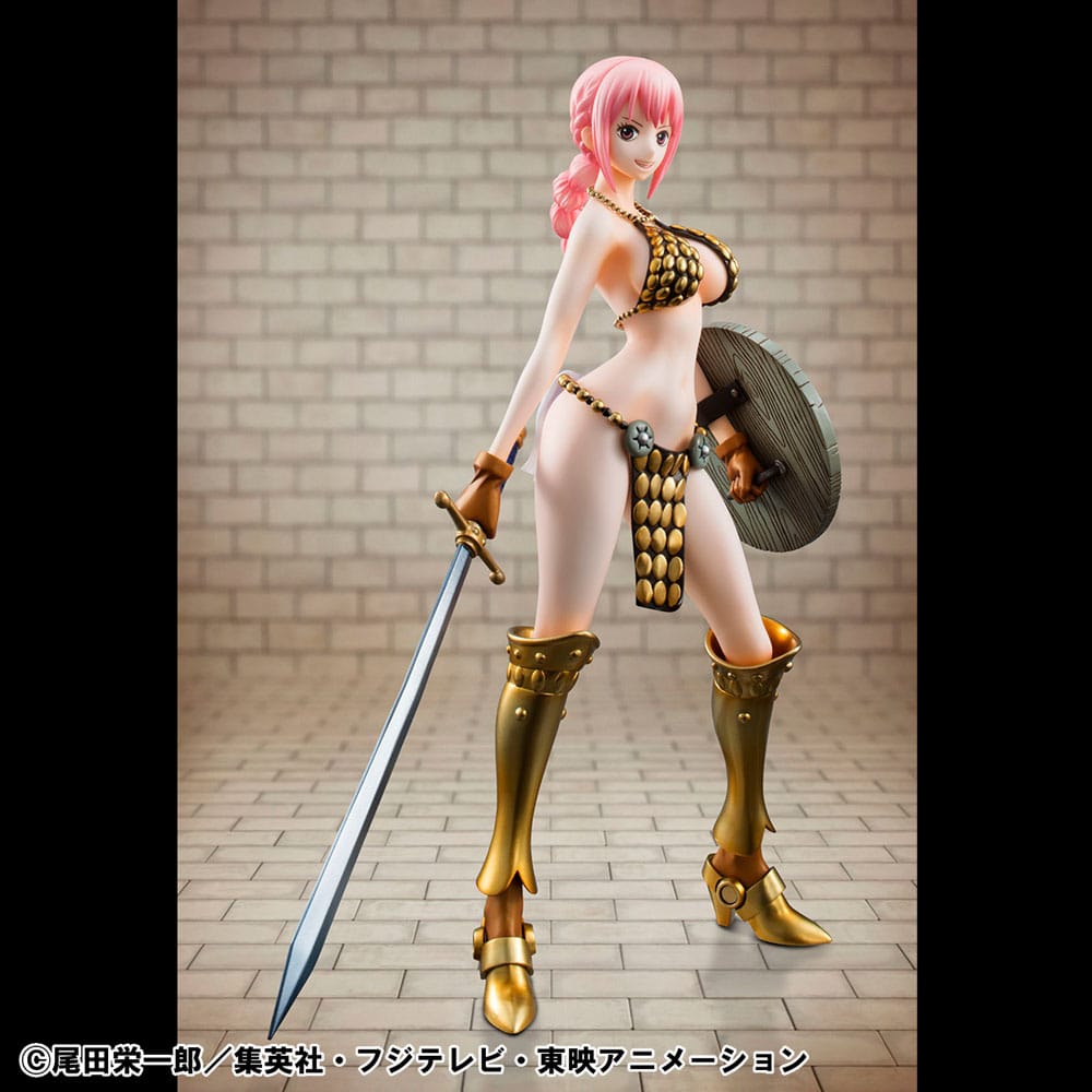 One Piece POP PVC Statue Gladiator Rebecca Sailing Again Super Limited Reprint Ver. 22 cm