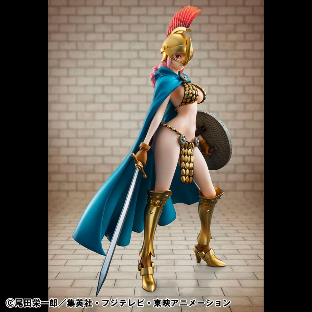 One Piece POP PVC Statue Gladiator Rebecca Sailing Again Super Limited Reprint Ver. 22 cm