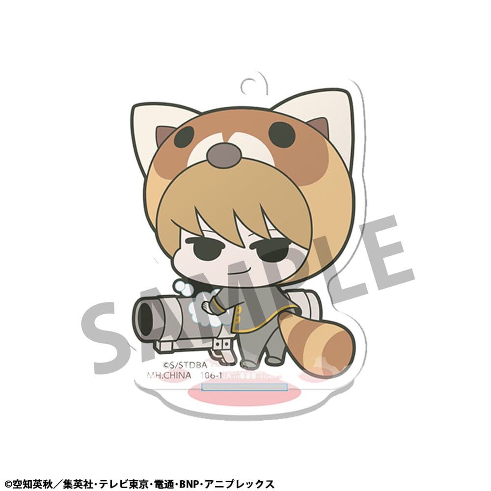 Gintama Acrylic Figure Prince Hata & Animal Paradise 6 cm Display (6)