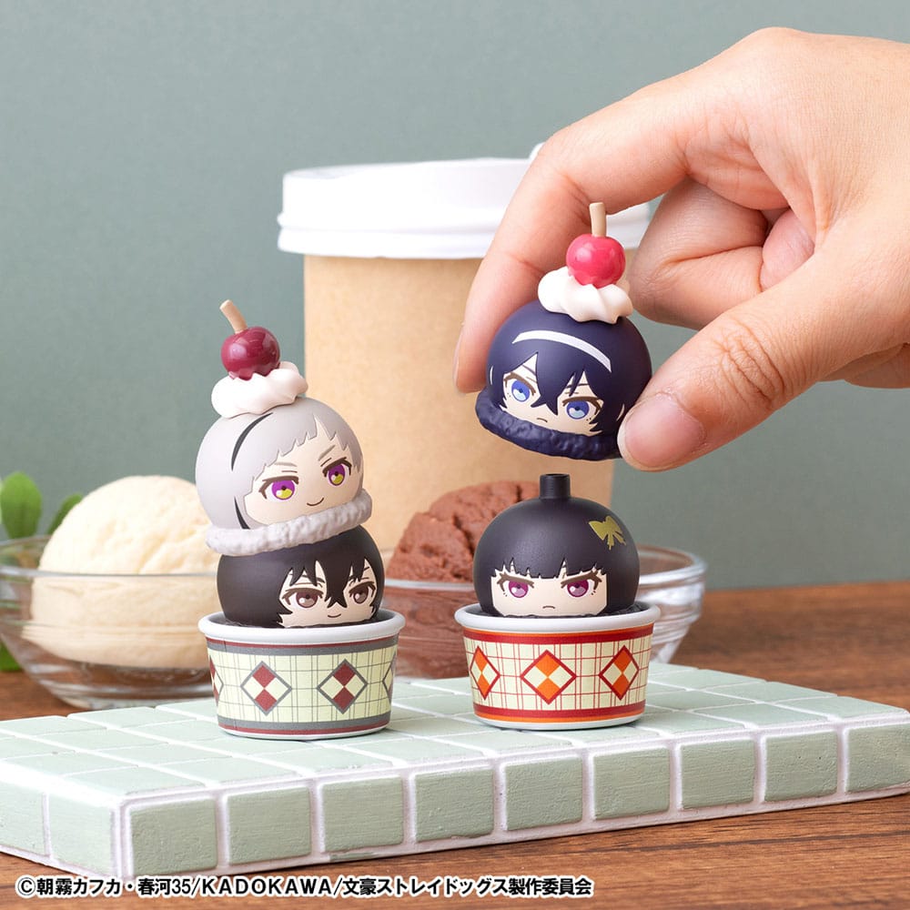 Bungo Stray Dogs Tsumichen Stack up &amp; Change Trading Figure 6-Pack 8 cm (with gift)