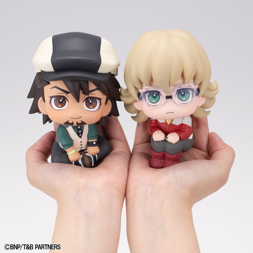 Tiger & Bunny Look Up PVC Statues Kaburagi T Kotetsu & Barnaby Brooks Jr. Set (with gift) 11 cm