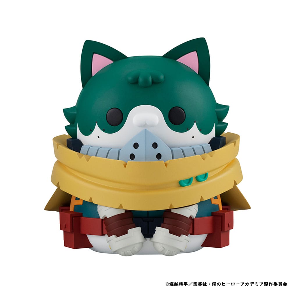 My Hero Academia Mega Cat Project Nyanto! The Big Heroaca Cats Series Trading Figure 3-Pack Izuku Midoriya & Katsuki Bakugo & Shoto Todoroki 12 cm