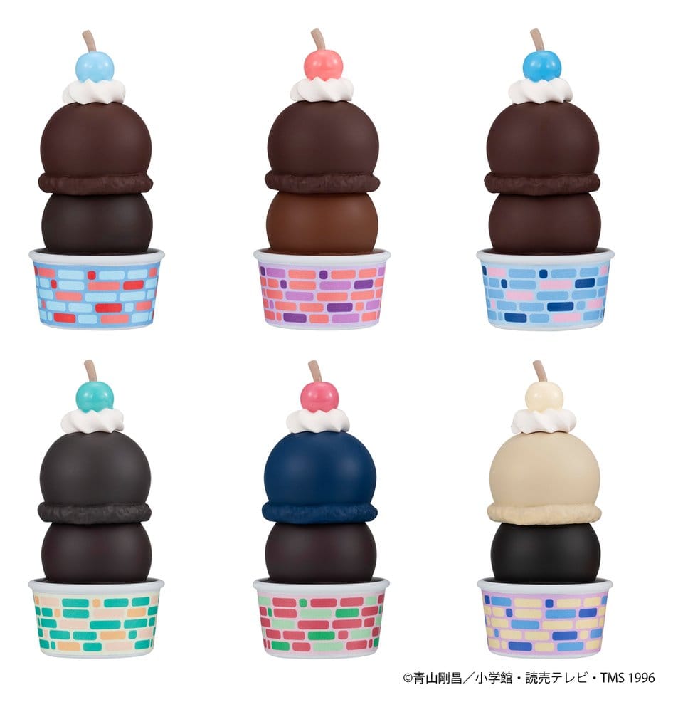 Detective Conan Tsumichen Stack up & Change Mini Figures 6-Pack 8 cm (with gift)