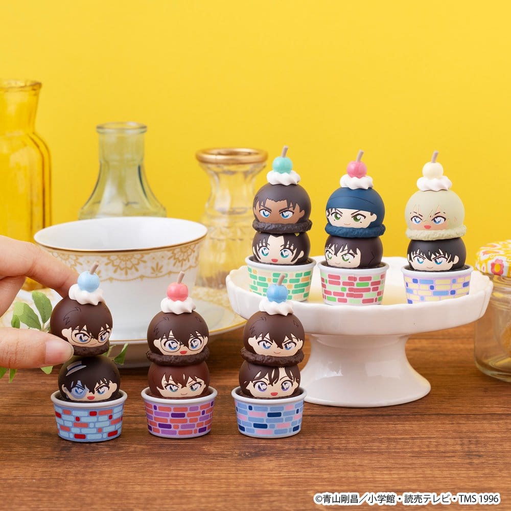Detective Conan Tsumichen Stack up & Change Mini Figures 6-Pack 8 cm (with gift)