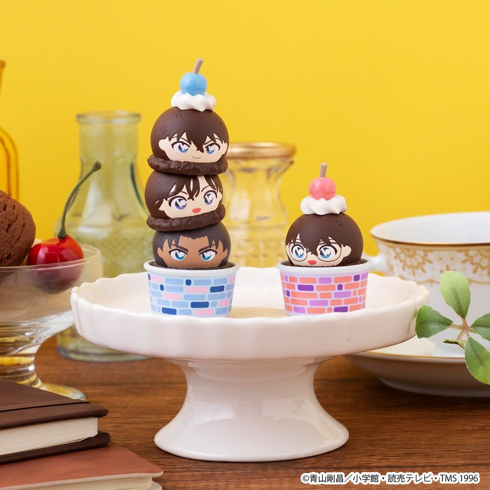 Detective Conan Tsumichen Stack up & Change Mini Figures 6-Pack 8 cm (with gift)