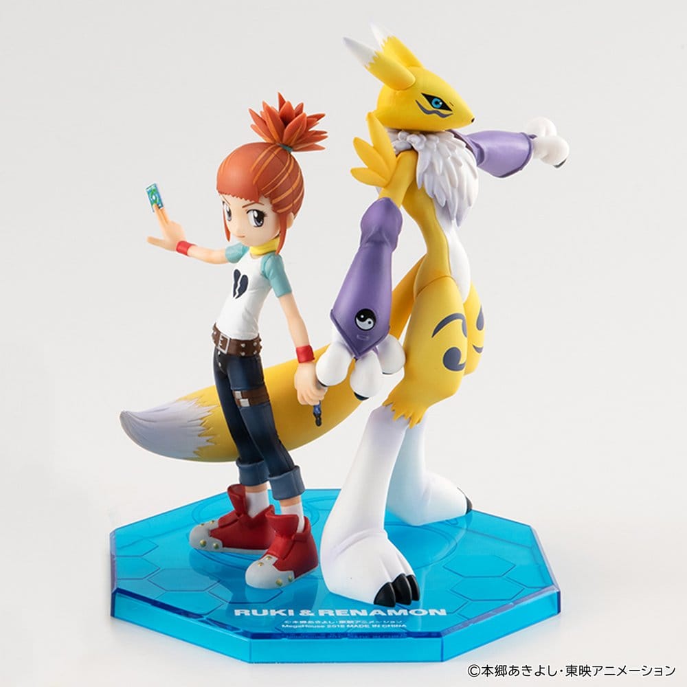 Digimon Tamers G.E.M. Series PVC Figure Renamon & Ruki Makino 13 cm (Repeat)