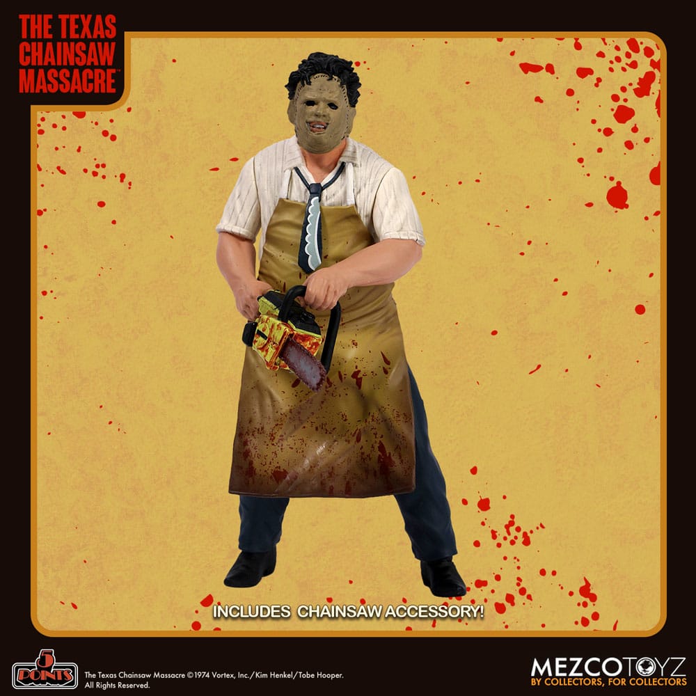 The Texas Chain Saw Massacre (1974) 5 Points Action Figure Leatherface 10 cm