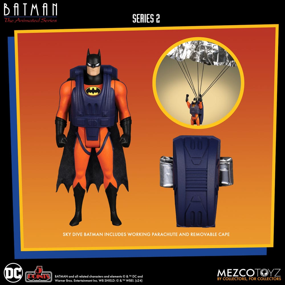 Batman: The Animated Series 2 5 Punti Action Figures Deluxe Box Set 9 cm