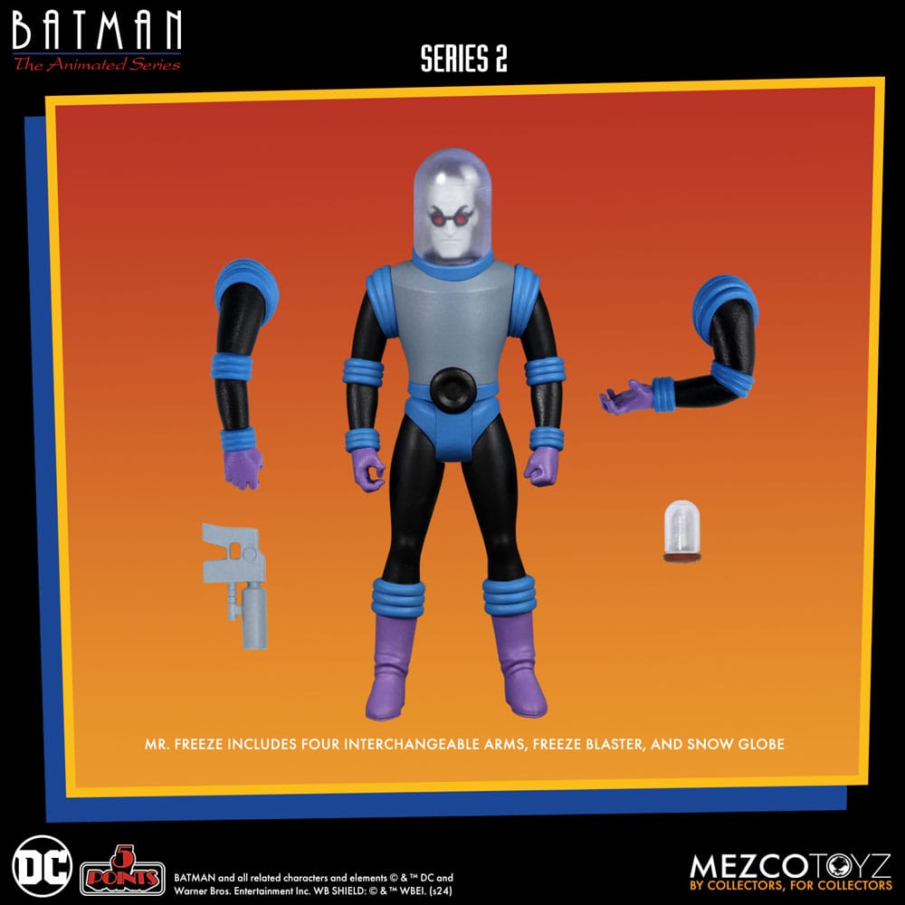 Batman: The Animated Series 2 5 Punti Action Figures Deluxe Box Set 9 cm
