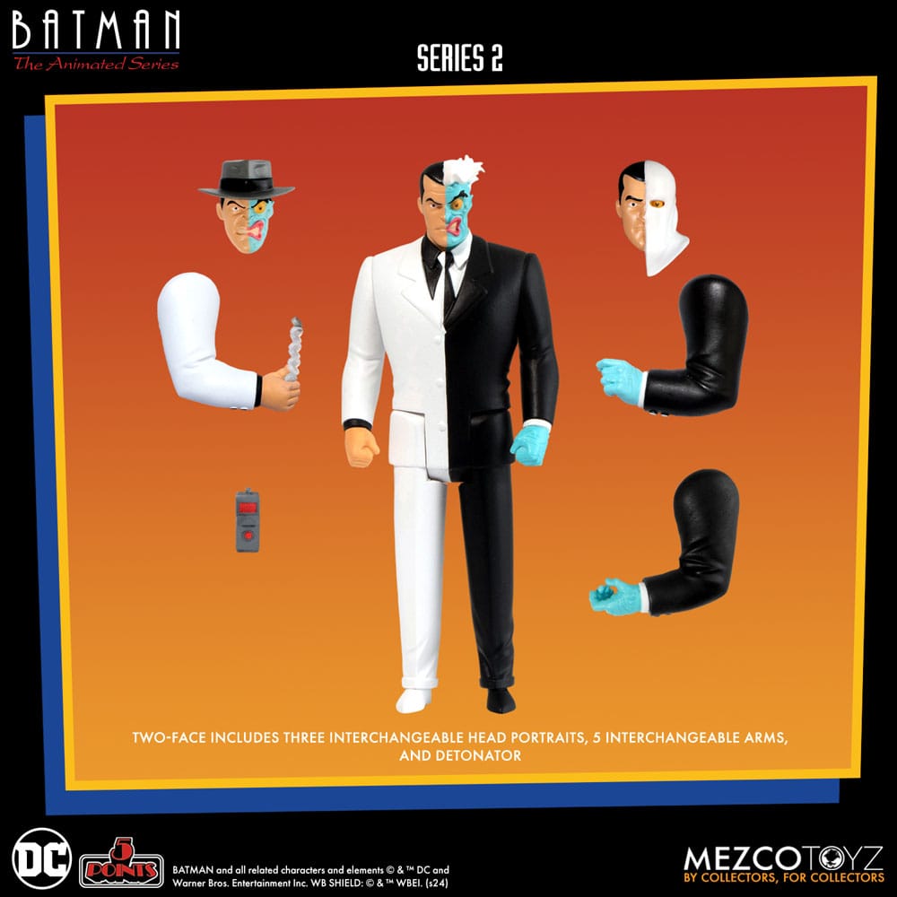 Batman: The Animated Series 2 5 Punti Action Figures Deluxe Box Set 9 cm