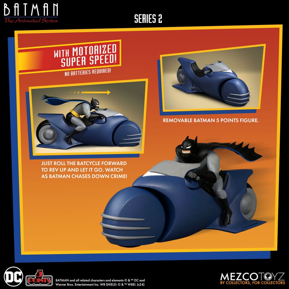 Batman: The Animated Series 2 5 Punti Action Figures Deluxe Box Set 9 cm