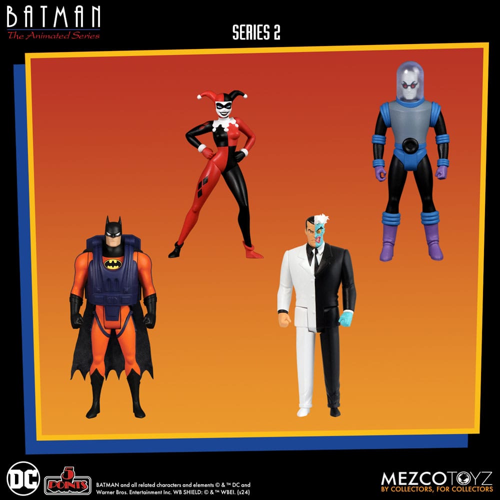 Batman: The Animated Series 2 5 Punti Action Figures Deluxe Box Set 9 cm