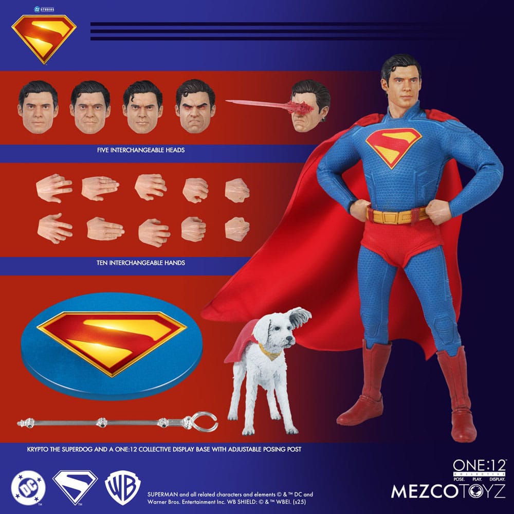 Superman (2025) Action Figure 1/12 Superman 17 cm