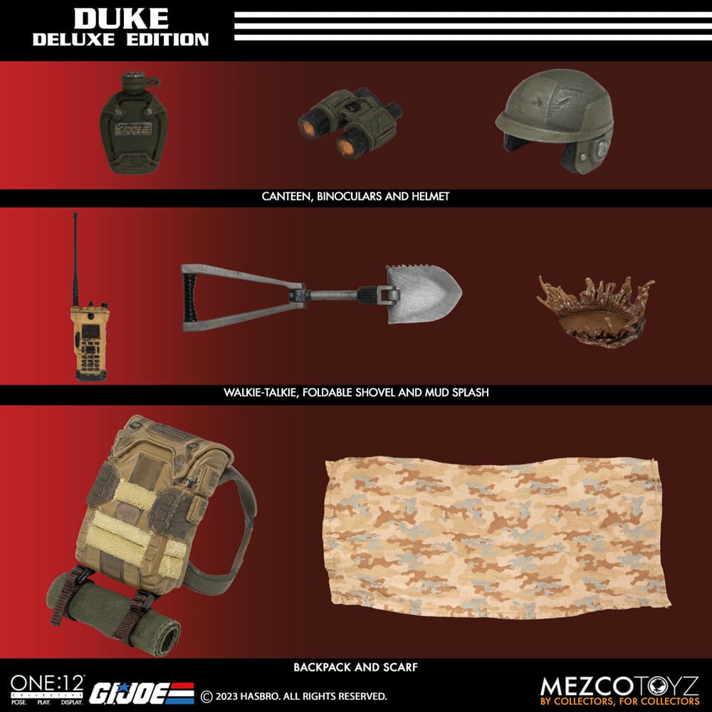 G.I. Joe Action Figure 1/12 Duke Deluxe Edition 16 cm