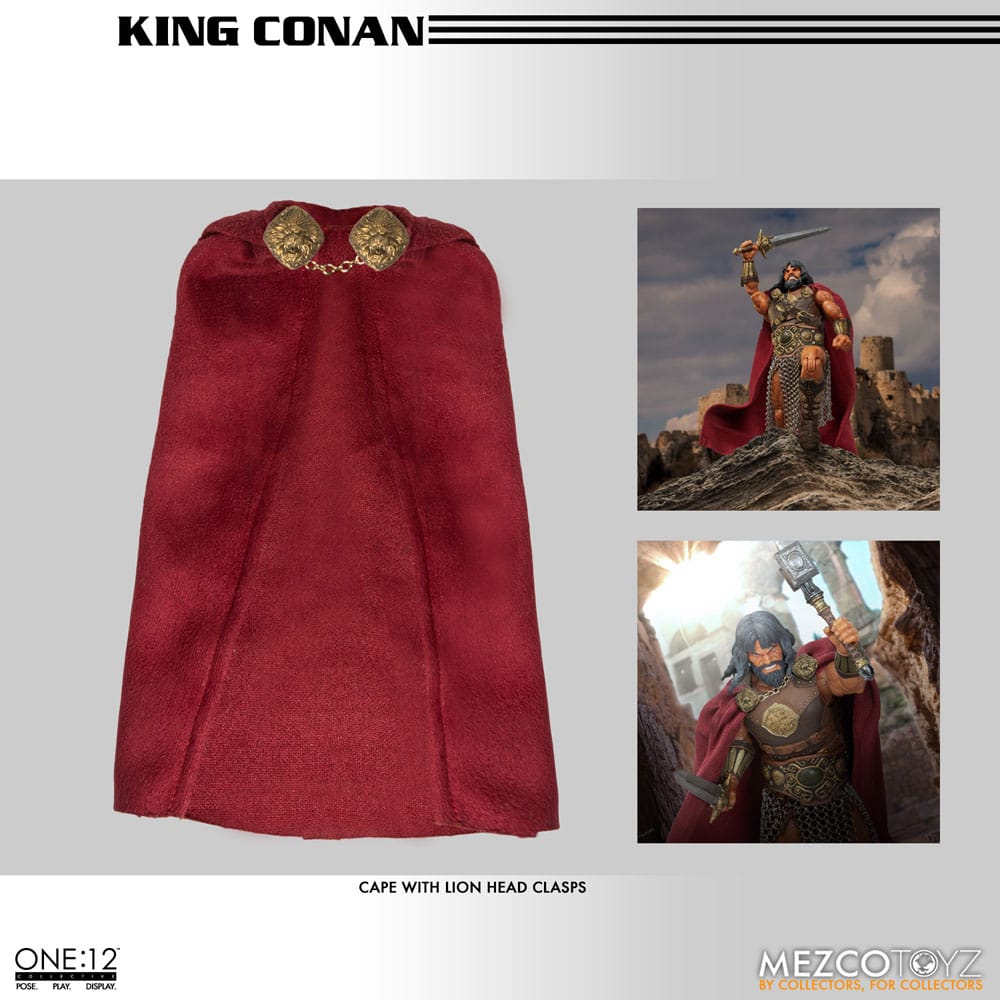 Conan the Barbarian Action Figure 1/12 King Conan 17 cm