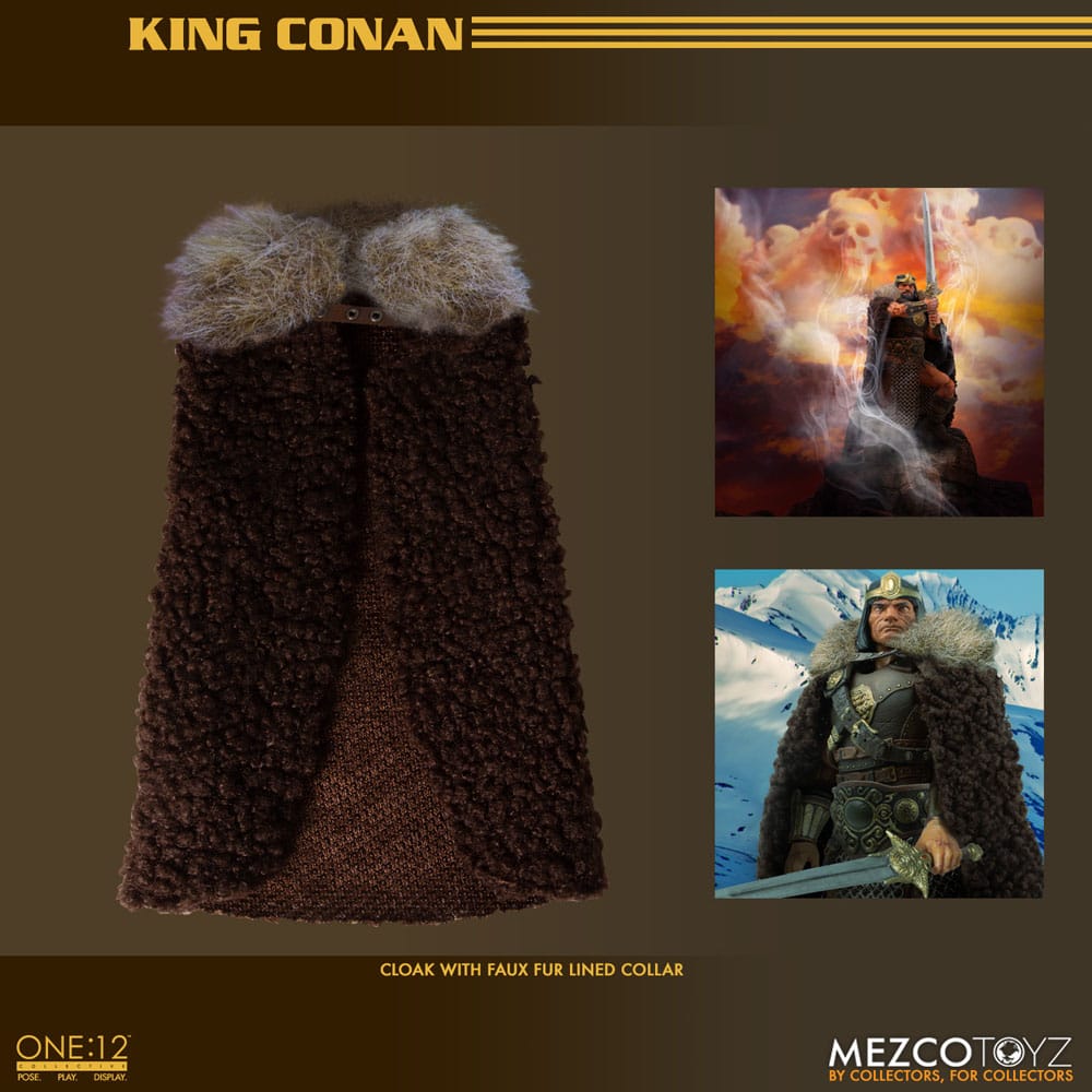 Conan the Barbarian Action Figure 1/12 King Conan 17 cm