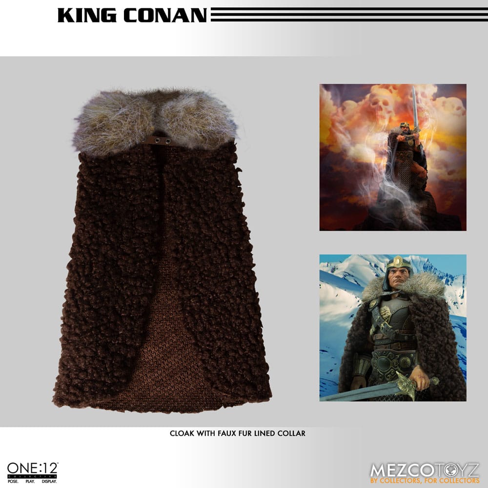Conan the Barbarian Action Figure 1/12 King Conan 17 cm