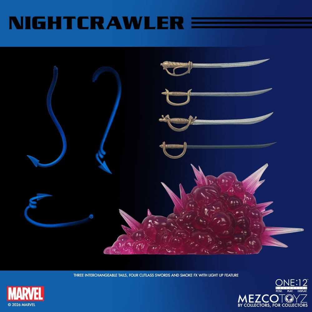Marvel X-Men One:12 Collective Action Figure 1/12 Nightcrawler 16 cm
