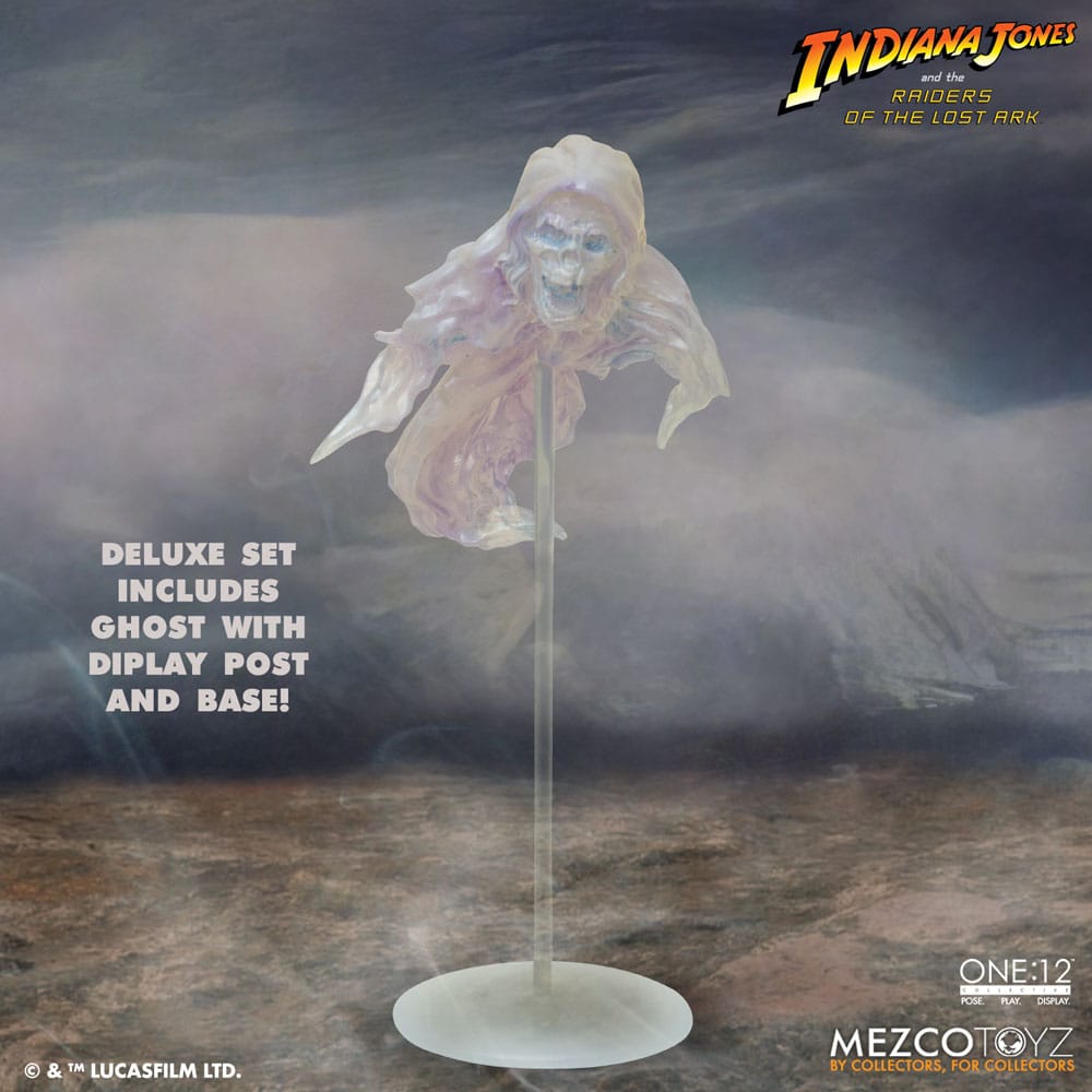 Indiana Jones Action Figure 1/12 Major Toht and Ark of the Covenant Deluxe Boxed Set 16 cm