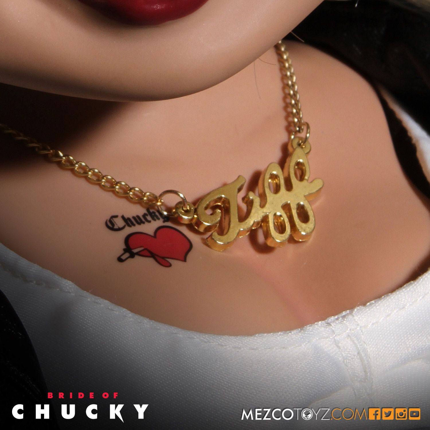 Bambola Tiffany parlante sposa di Chucky 38 cm