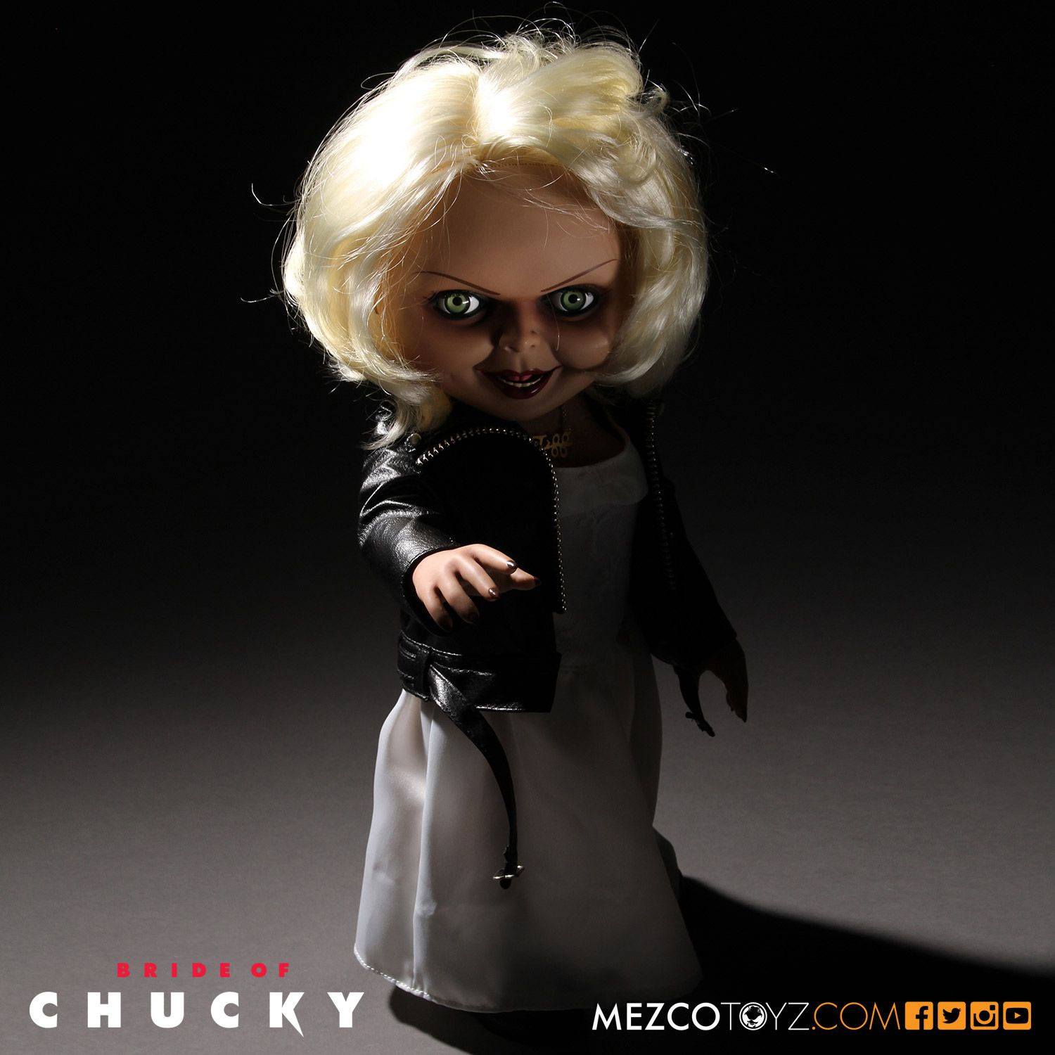 Bambola Tiffany parlante sposa di Chucky 38 cm