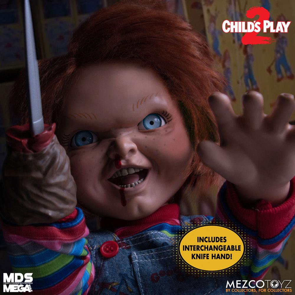 Child´s Play 2 Designer Series Talking Menacing Chucky 38 cm