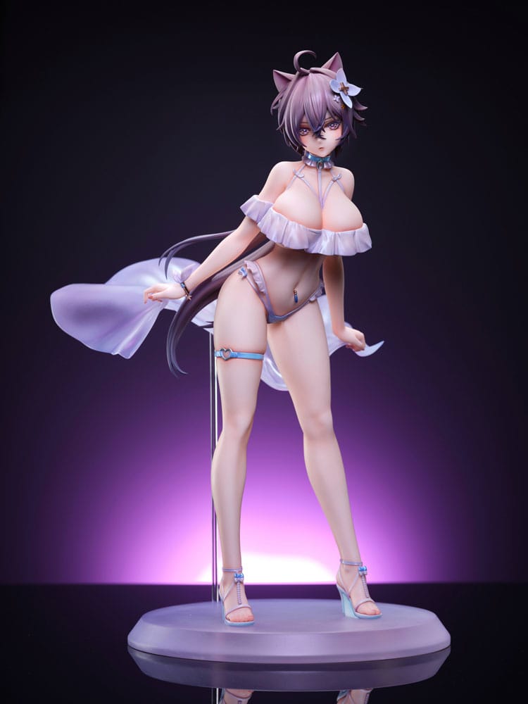Original Character Statue 1/6 Cat-like Girlfriend Evangeline 28cm