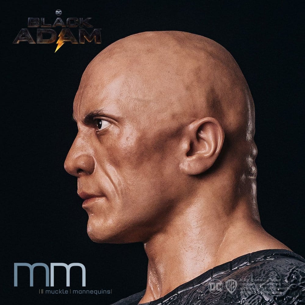 Black Adam Life-Size Bust Silicone Head