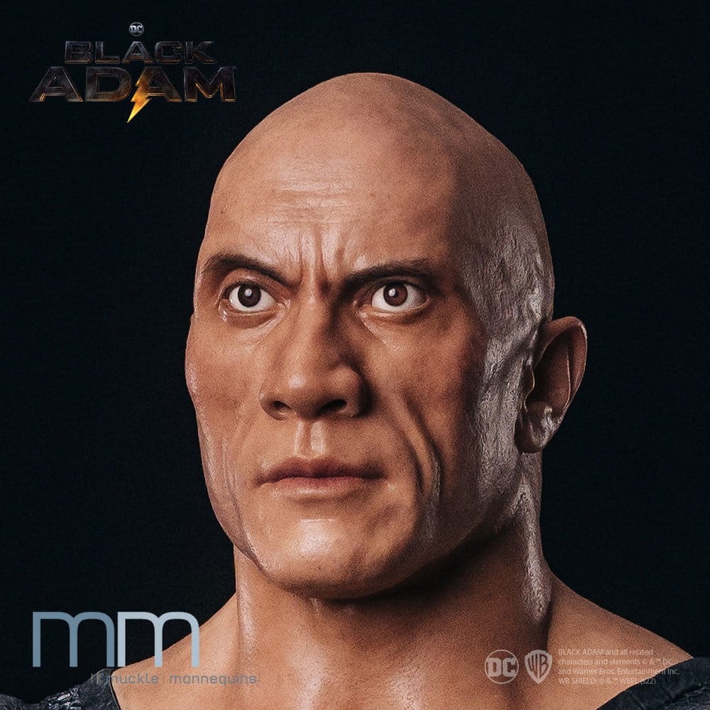 Black Adam Life-Size Bust Silicone Head