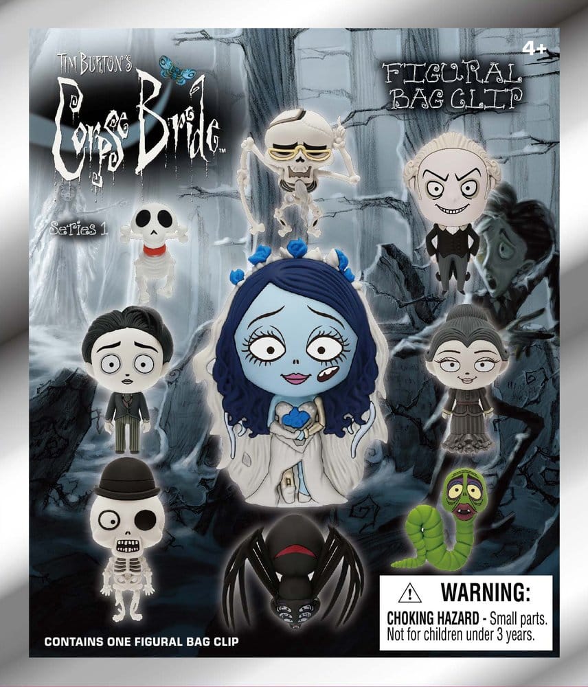 Corpse Bride 3D PVC Bag Clips Series 1 Blind Bag Display (24)