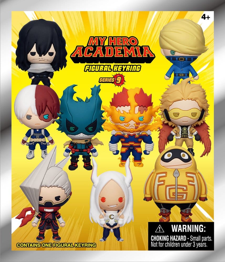 My Hero Academia 3D PVC Bag Clips Series 9 Blind Bag Display (24)