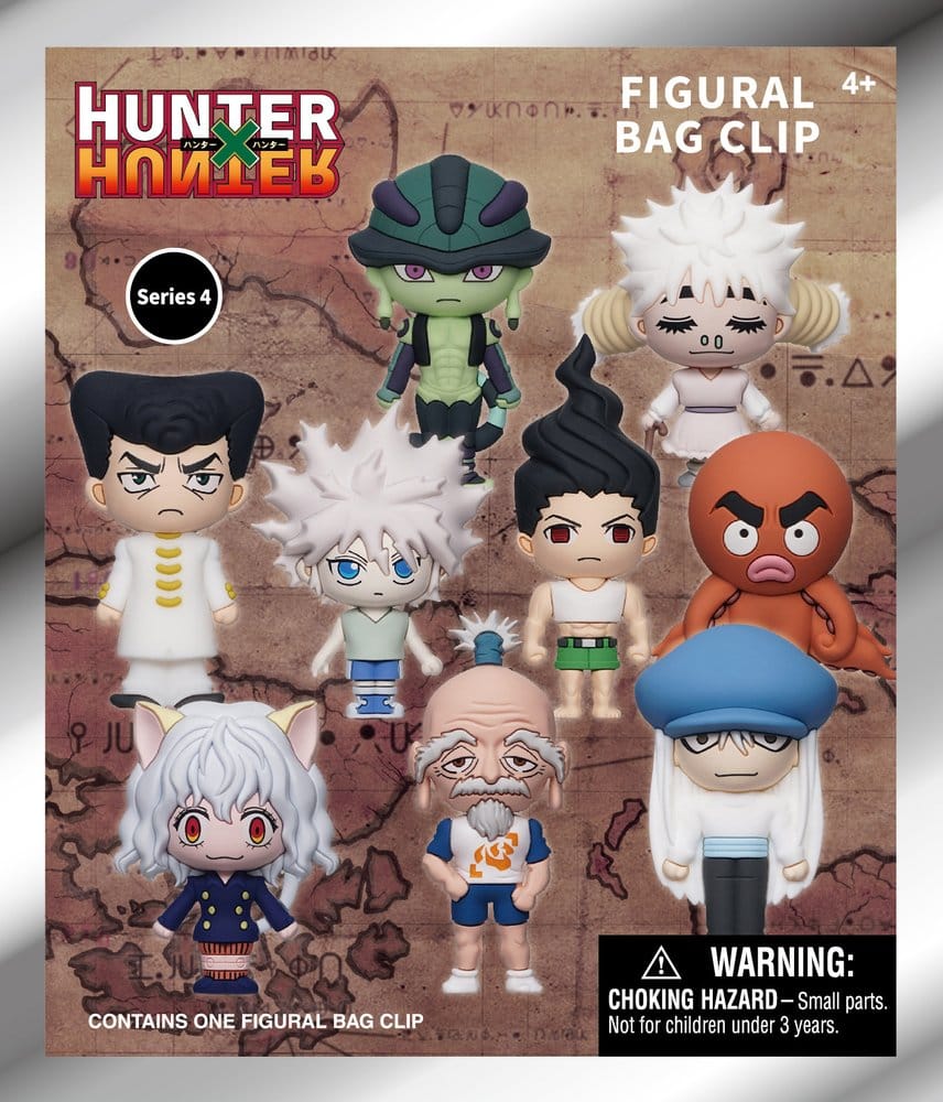 Hunter x Hunter 3D PVC Bag Clips Series 4 Blind Bag Display (24)